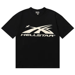 Hellstar Logo Printed T-Shirt Black