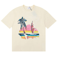 RHUDE Beach Printed T-shirts