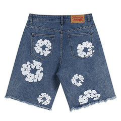 Denim Tears Cotton Wreath Jean Short Blue