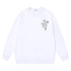 Off White Off Stitch Skate Cotton Sweatshirt