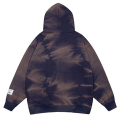 Gallery Dept Logo-Print Bleached Cotton-Jersey Zip-Up Hoodie