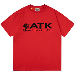 Gallery Dept Music Lives On Atk Red T-Shirts