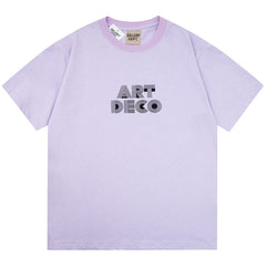 Gallery Dept Art Deco Glittered Logo-Print Cotton-Jersey T-Shirt