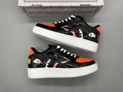 A Bathing Ape Bape Sta Low Mad Shark Black Orange