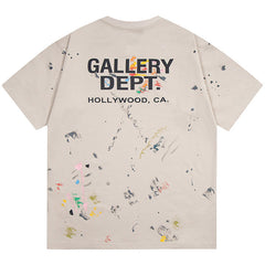 Gallery Dept. Boardwalk paint-splatter T-shirt