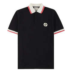 GUCCI GG Embroidery Logo Polo Shirt