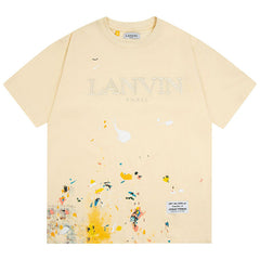 Gallery Dept X Lanvin Hand Drawn Doodle Splash Ink Letters Tee