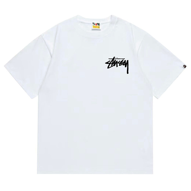 BAPE X Stussy Basic Pigment Dyed Tee – VPOOX