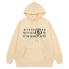 Maison Margiela MM6 Printed Logo Hoodie