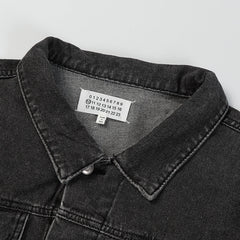 Maison Margiela Numbers Print Denim Jacket