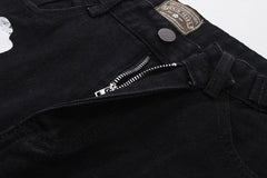 Denim Tears Cotton Wreath Jean Short Black