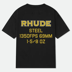 RHUDE Logo Steel T-Shirts