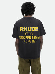 RHUDE Logo Steel T-Shirts