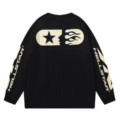 Hellstar Studios Sports Crewneck Sweatshirt Yellow