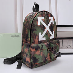 Off White Camouflage printed Backpack