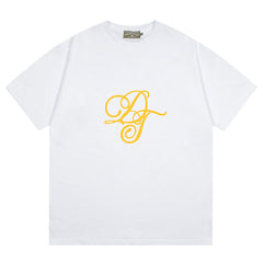 Denim Tears Metallic Gold Script Tee