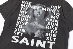 Saint Michael High Street Burning Dollar Print T-Shirt