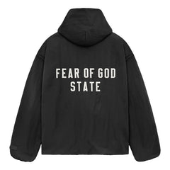 Fear of God Essentials Textured Nylon Trucker Jacket