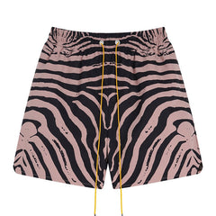 Rhude Zebra Silk Shorts