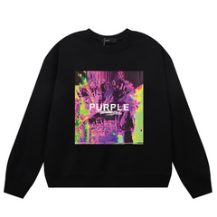 Purple Brand Logo Printed Sweatshirts