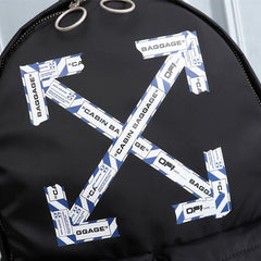 Off White Airport Tape Diagonal Arrows Backpack