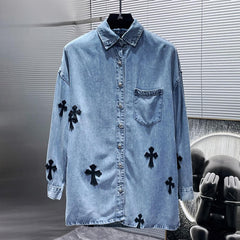 Chrome Hearts Denim Shirt #8367