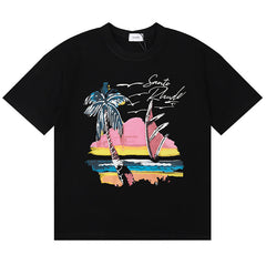 RHUDE Beach Printed T-shirts