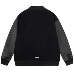 Chrome Hearts CH Black Letter Varsity Jacket