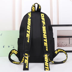 Off White Logo Virgil Abloh Diag Nylon Backpack