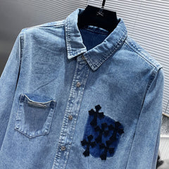 Chrome Hearts Denim Shirt  #8152