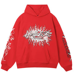 Hellstar Studios Records Hoodie Red