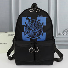 Off White Wizard Black Blue Backpack